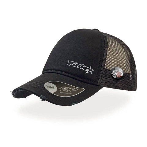 CAP "FINLEY" TRUCKER BLACK